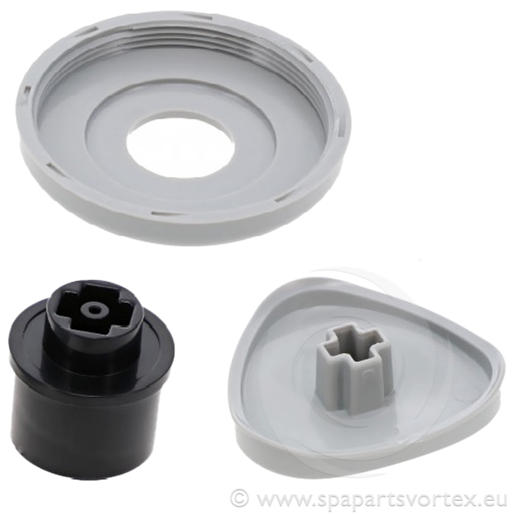 [PL-WE530] Wellis Air regulator grip set RD light grey (AE00530)