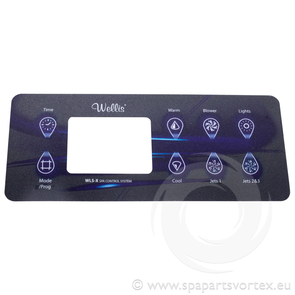 [OL-WE550] Wellis VL801D Control Panel Overlay