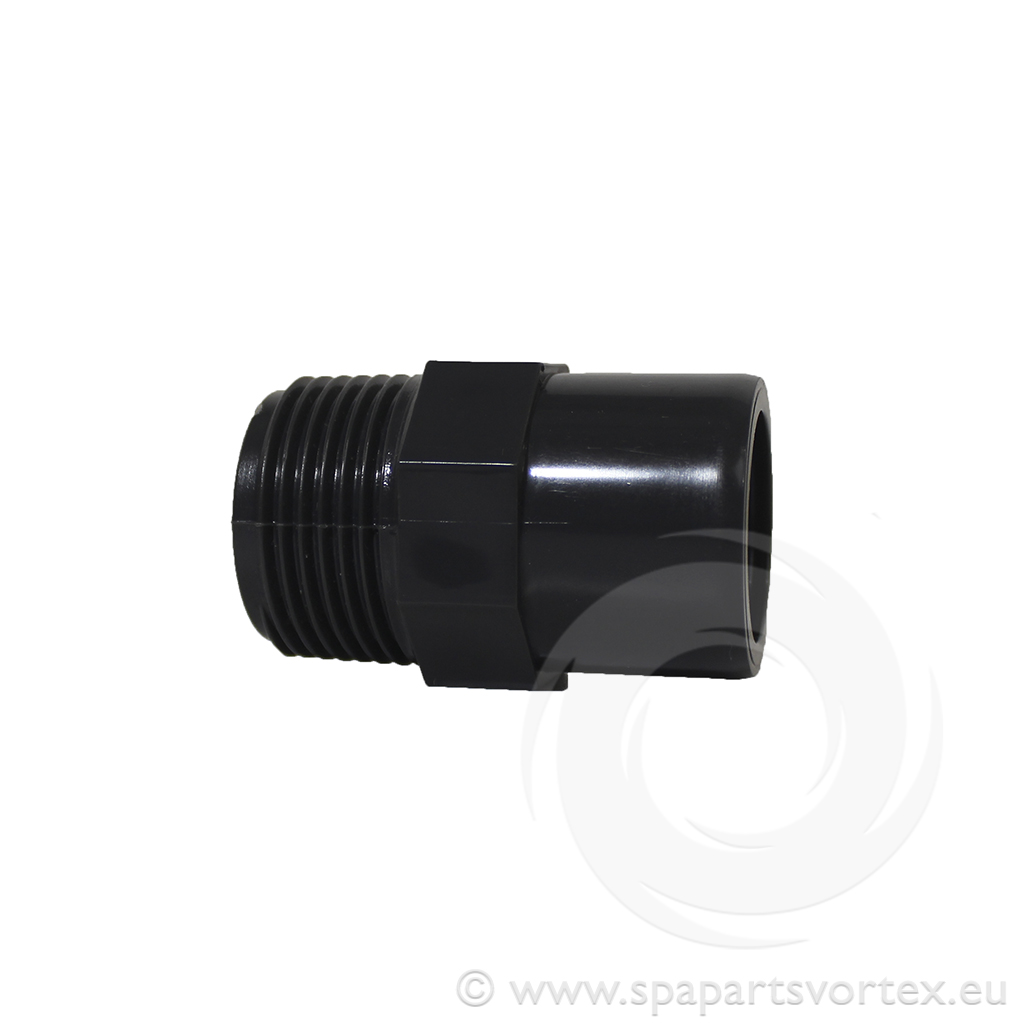 Adaptor bush PVC-U 1" male thread x 1" socket 