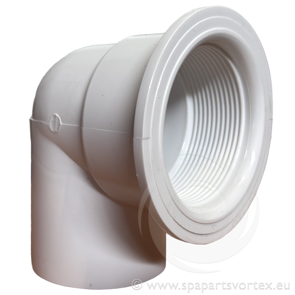 Hydroair 50mm 90° Elbow Nut
