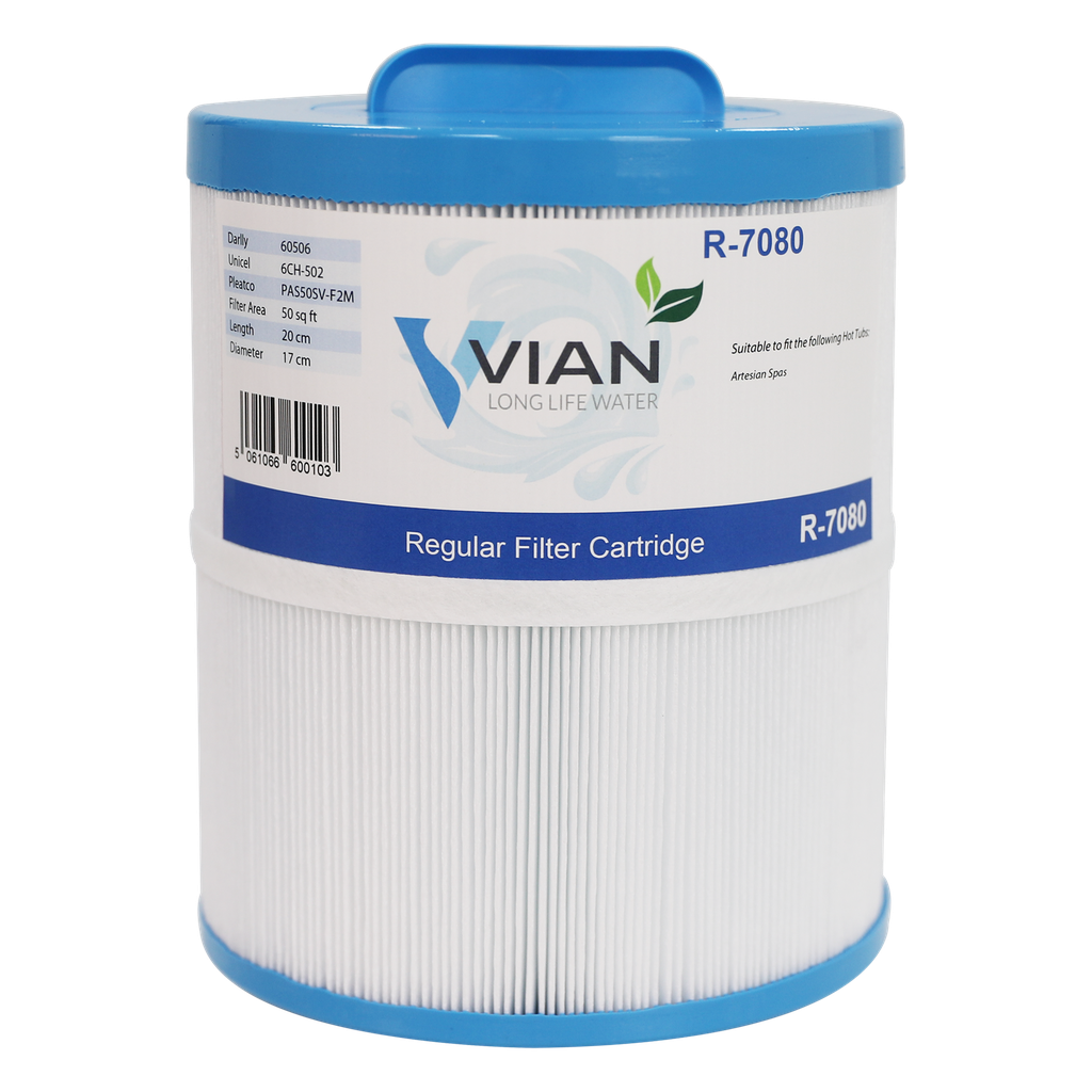 [FR-R7080] Vian R-7080 Hot Tub Filter (PAS50SV/SC720) (Single Unit)