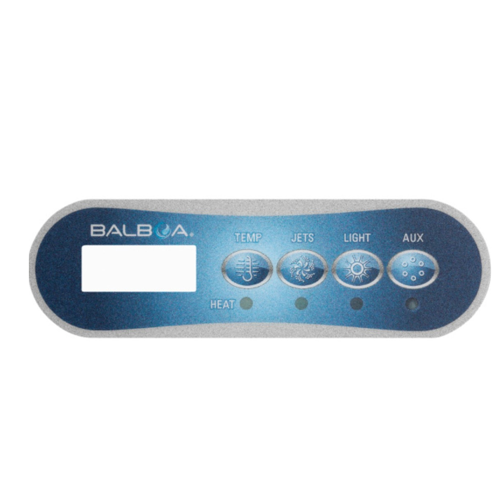 Balboa TP200T Overlay 4 Button (1p + Aux) 