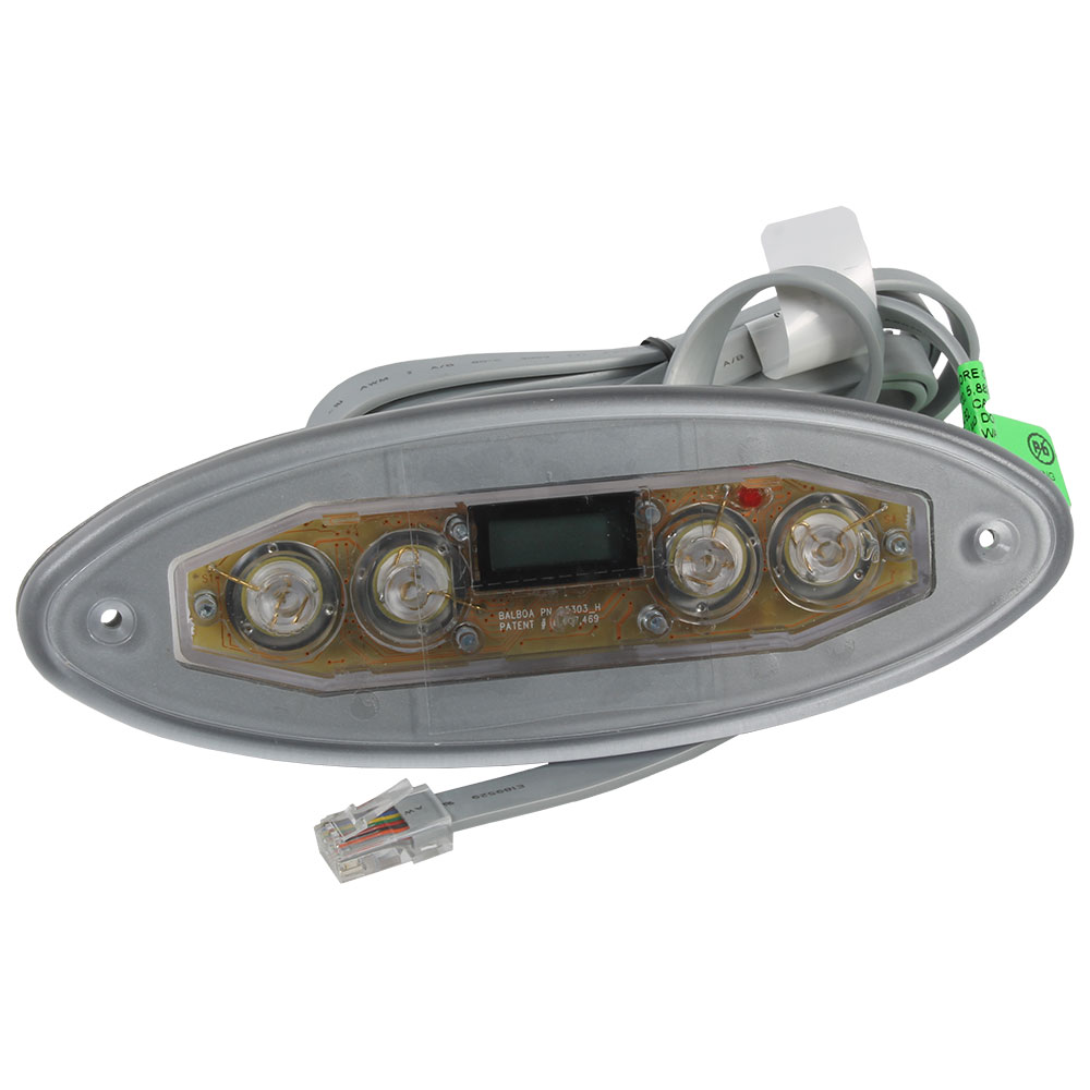 [TS-MQ635] (650-0635) Marquis Spas Panel Small Oval LCD w/o overlay 1997-2010 