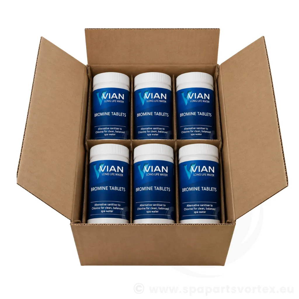 [CH-VN101-6] Vian Bromine Tablets 1kg - Box of 6 units