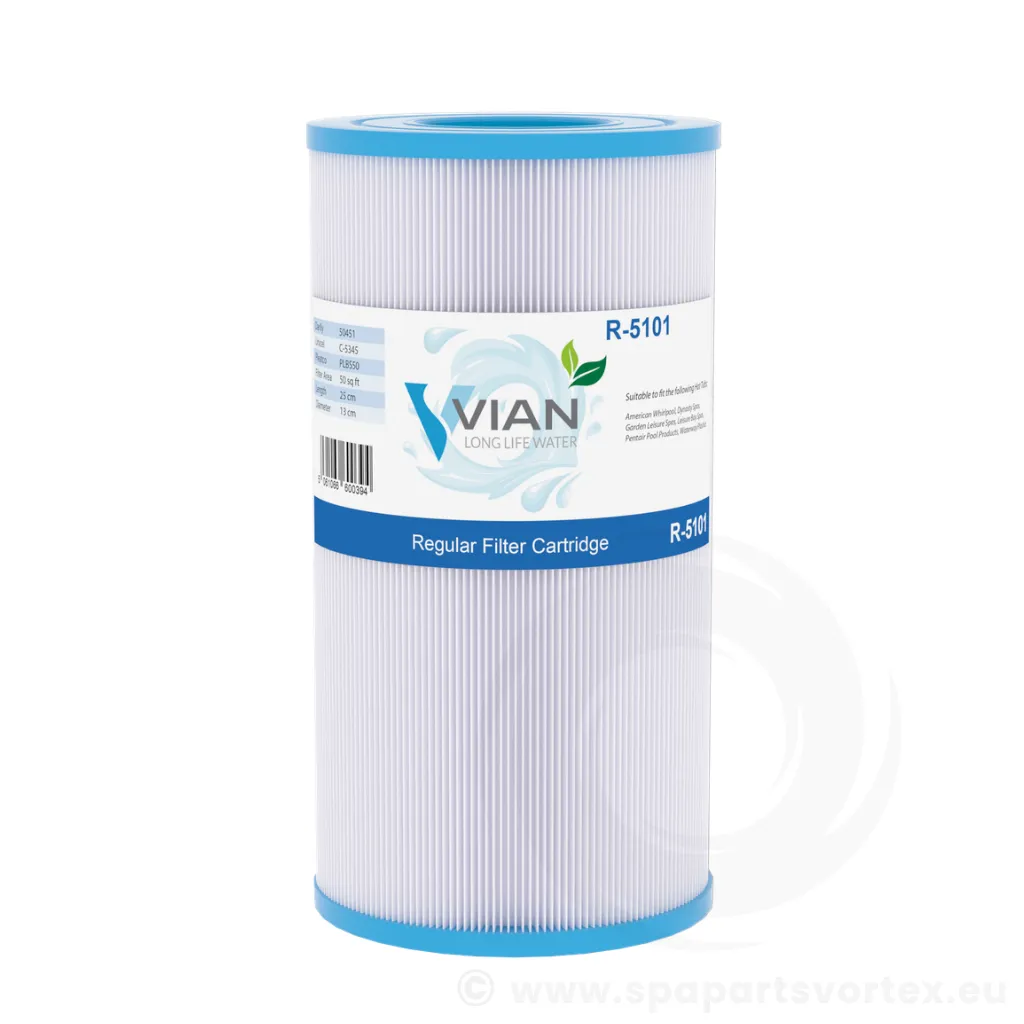 [FR-R5101-B] Vian R-5101 Hot Tub Filter (PLBS50) - Box of 9