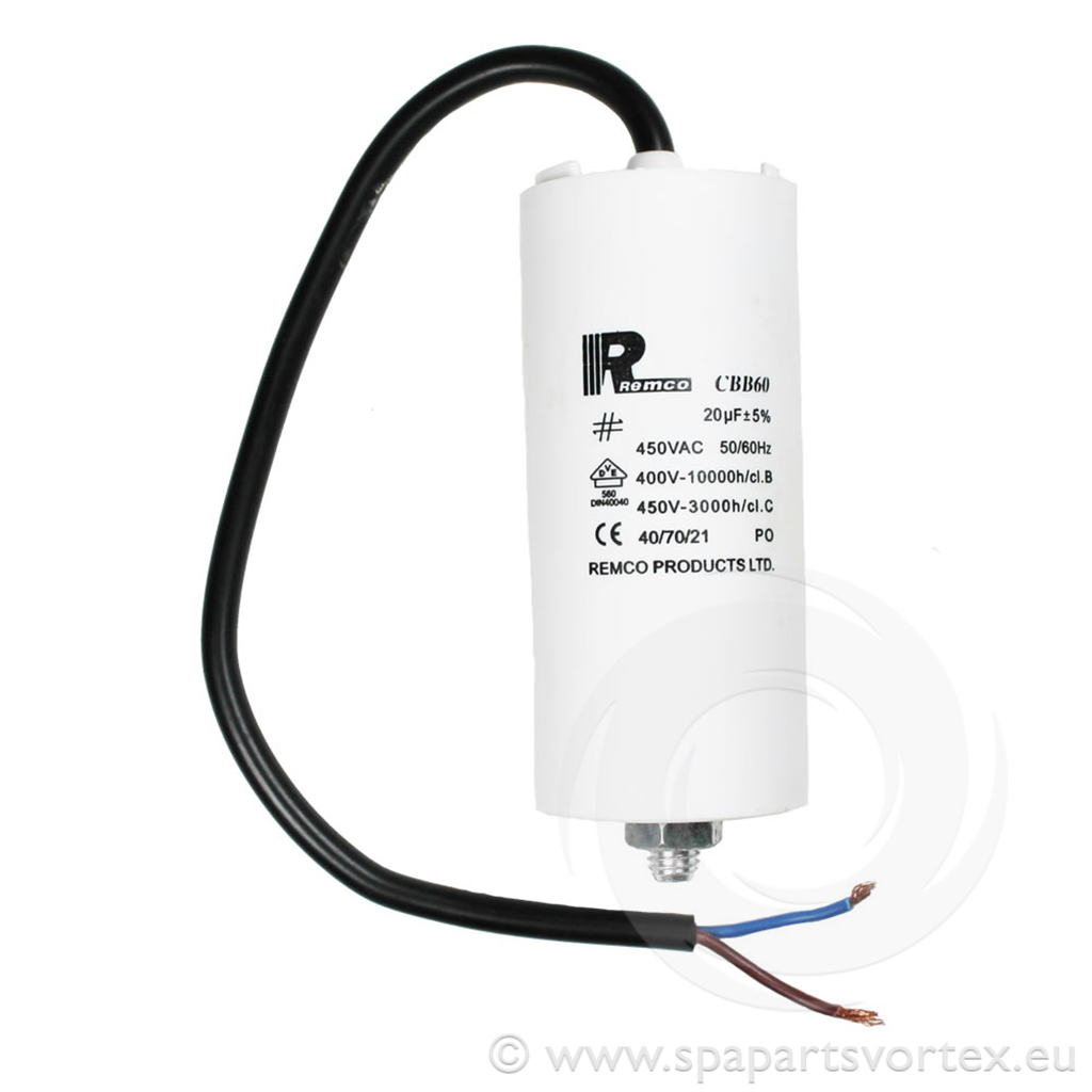 50 mfd Capacitor with Leads