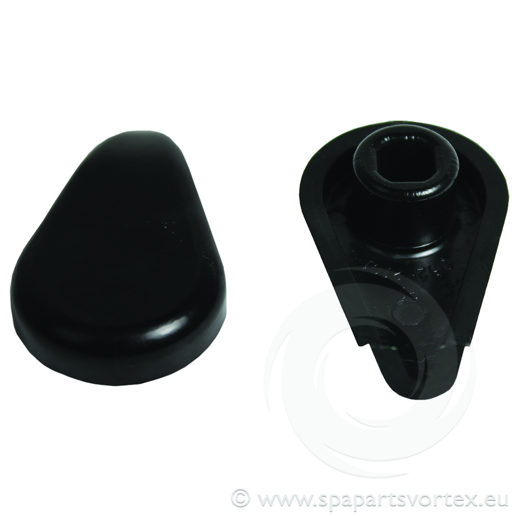 1 Inch Air Control Handle Black