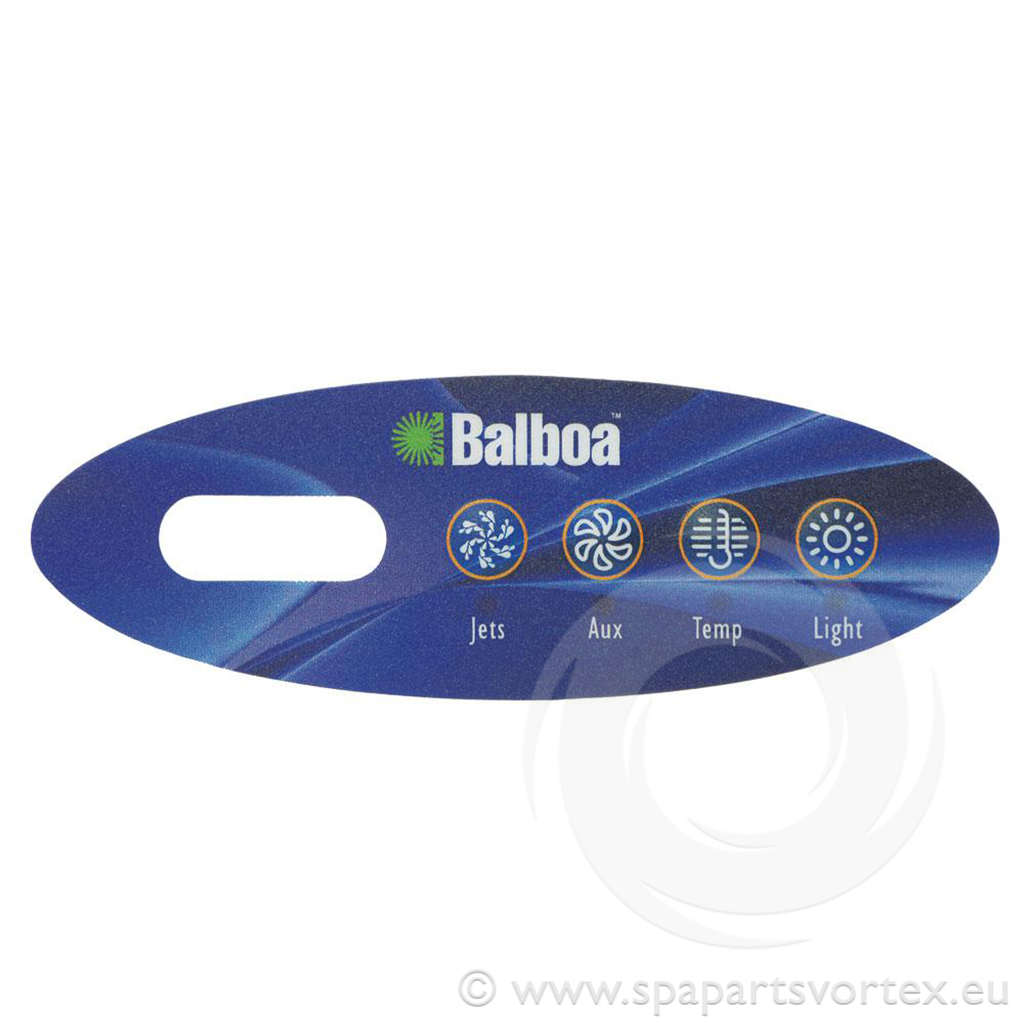Balboa ML200 Overlay 4 Button (1p + aux)