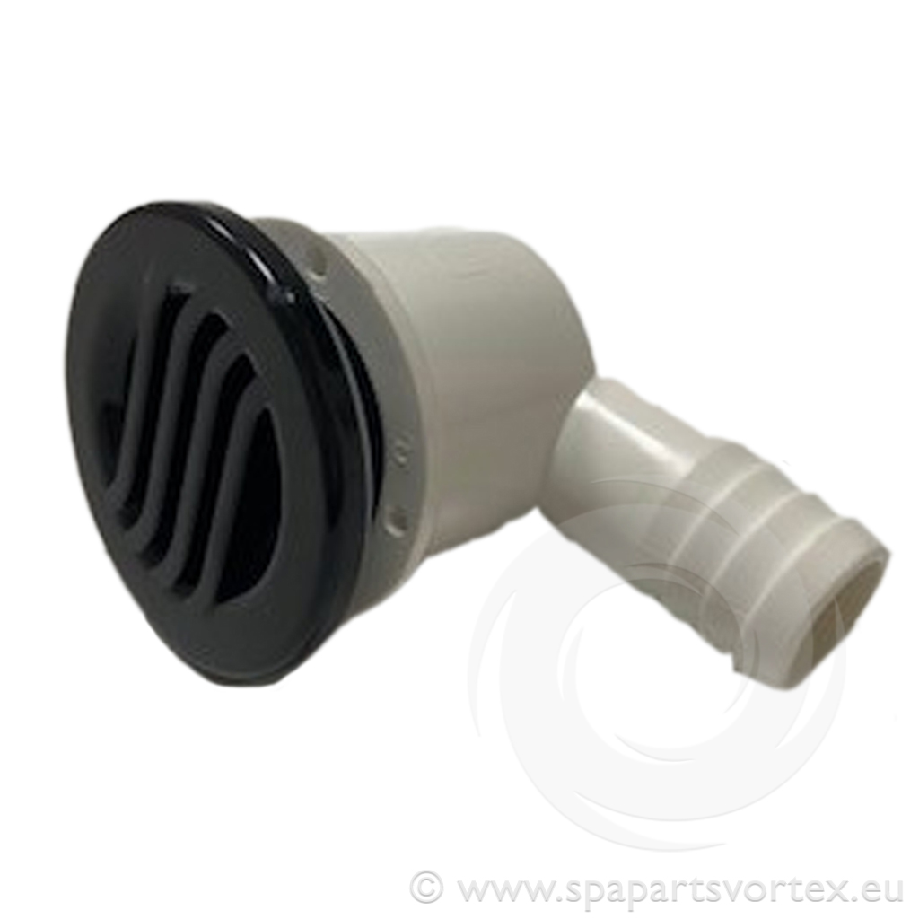 Earth Spas Drain Assembly Black