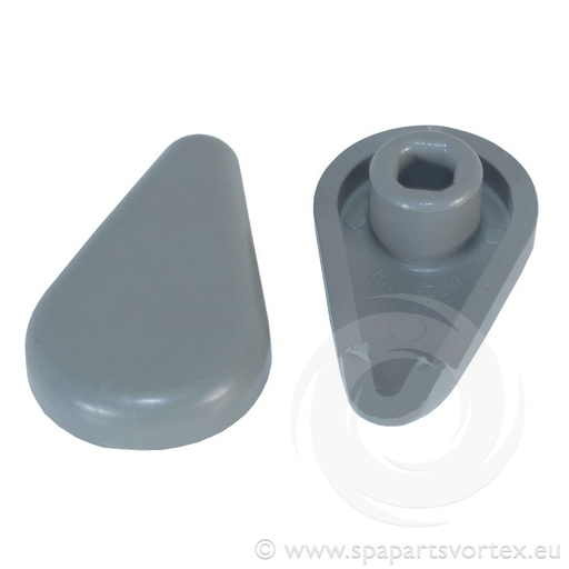 [PL-10432] 1" Air Control Handle Grey