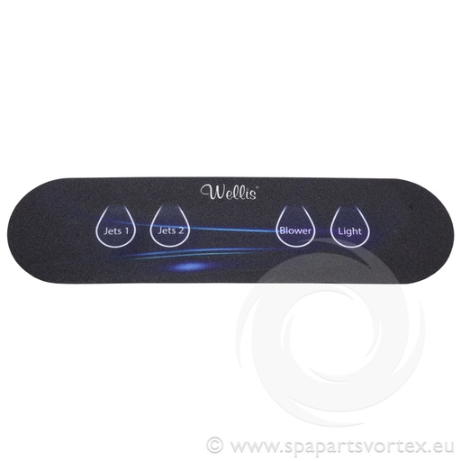 [OL-WE571] Wellis AX40 Control Panel Overlay