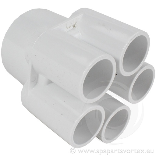 [PL-10246] Water Manifold 2" S x 3/4" S (5 Port)