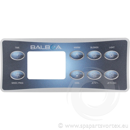 [OL-80122] Balboa VL801D Overlay 8 Button (3p + air)