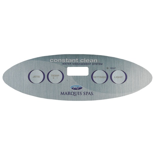[OL-MQ648] (650-0648) Marquis Spas Overlay 4 Button 2007-2010